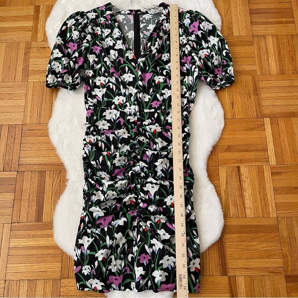 VERONICA BEARD Janis Puff Sleeve Floral Minidress SIZE 2 - Picture 13 of 16